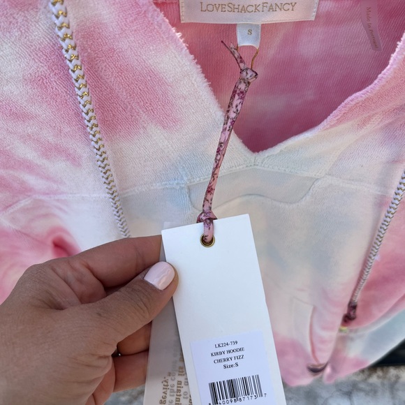Loveshackfancy set small pink hoodie joggers nwt - Picture 6 of 13